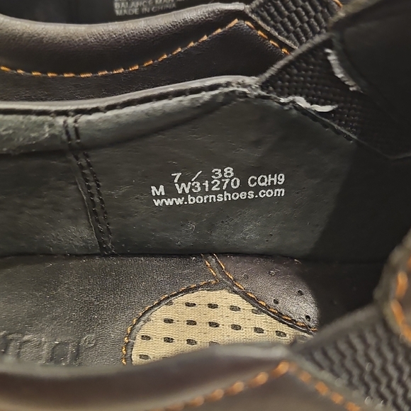 Born Women's Black Leather Loafer Size 7 - Picture 7 of 9